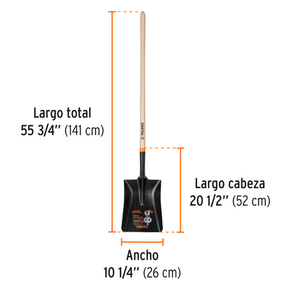 PALA CUADRADA MANGO MADERA 11391