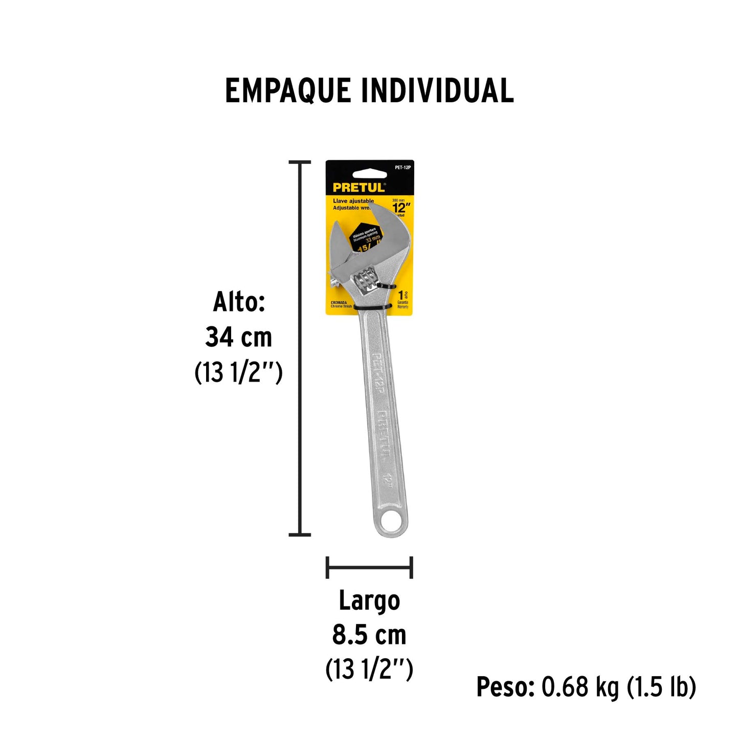 LLAVE EXPANSIVA 12 PULG PRETUL 21817