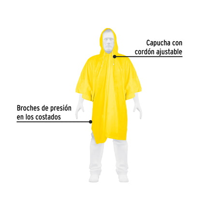 PONCHO PVC PRETUL 21541