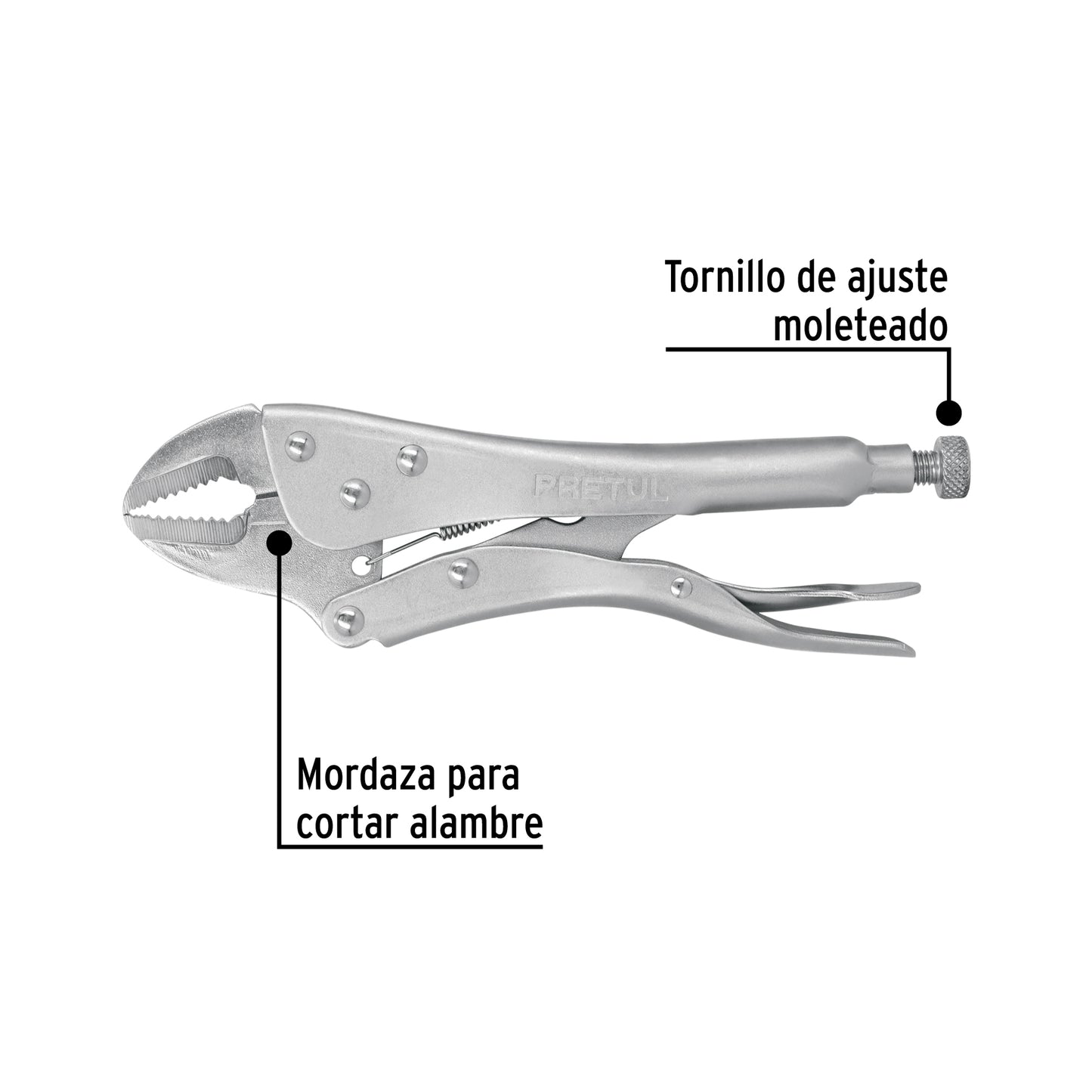 HOMBRE SOLO RECTO 10 PULG PRETUL 22702