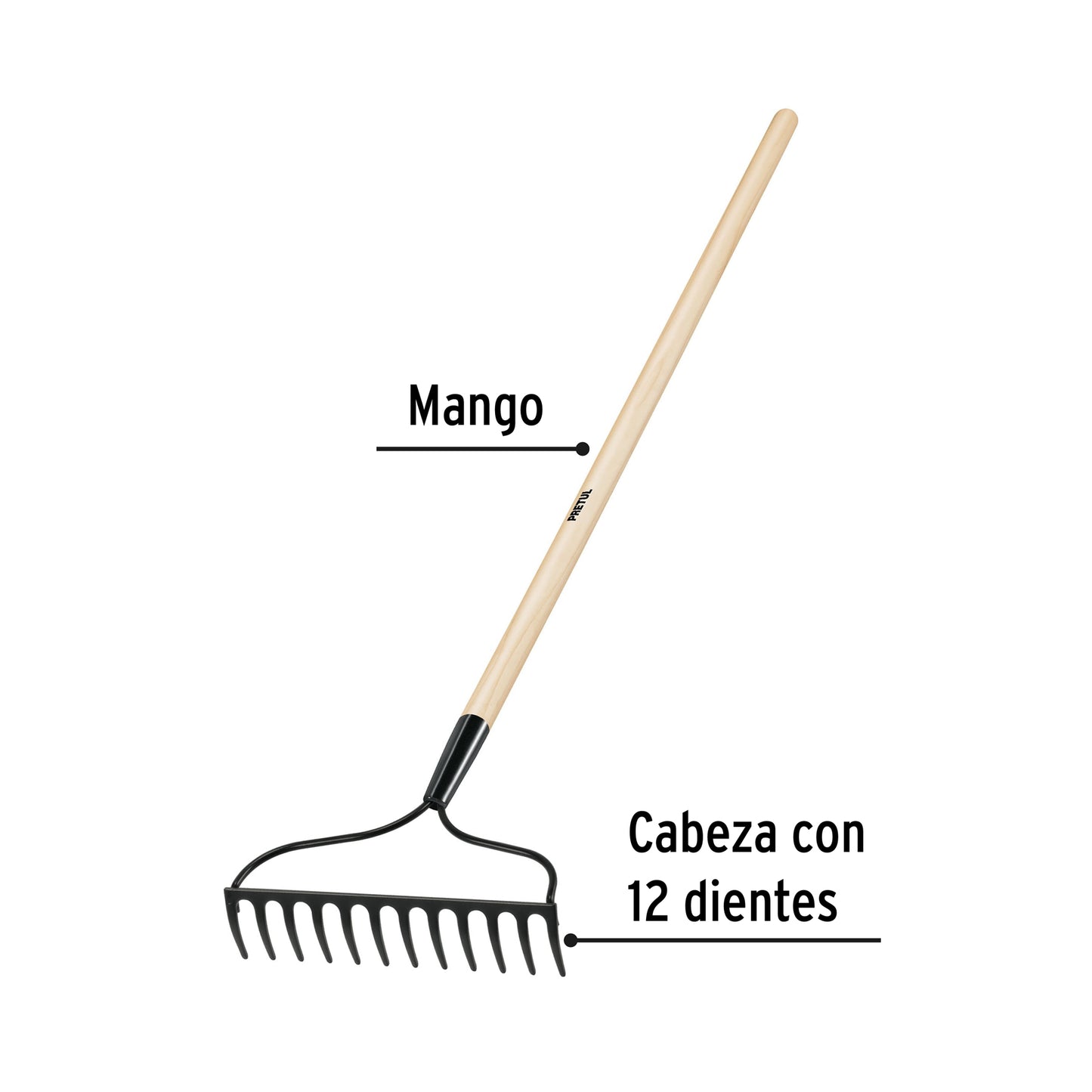 GARTENRECHEN 12 ZÄHNE (20613)