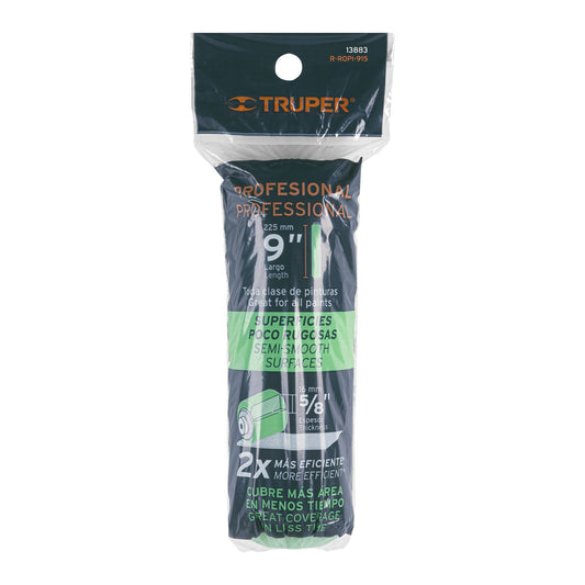 FELPA RODILLO  9" X 5/8" SUP POCO RUGOSAS 13883