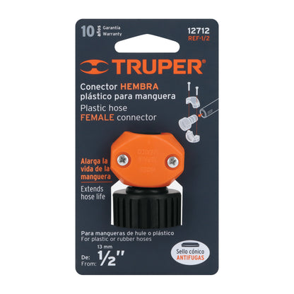 ACOPLE 1/2 HEMBRA  ABS TRUPPER 12712