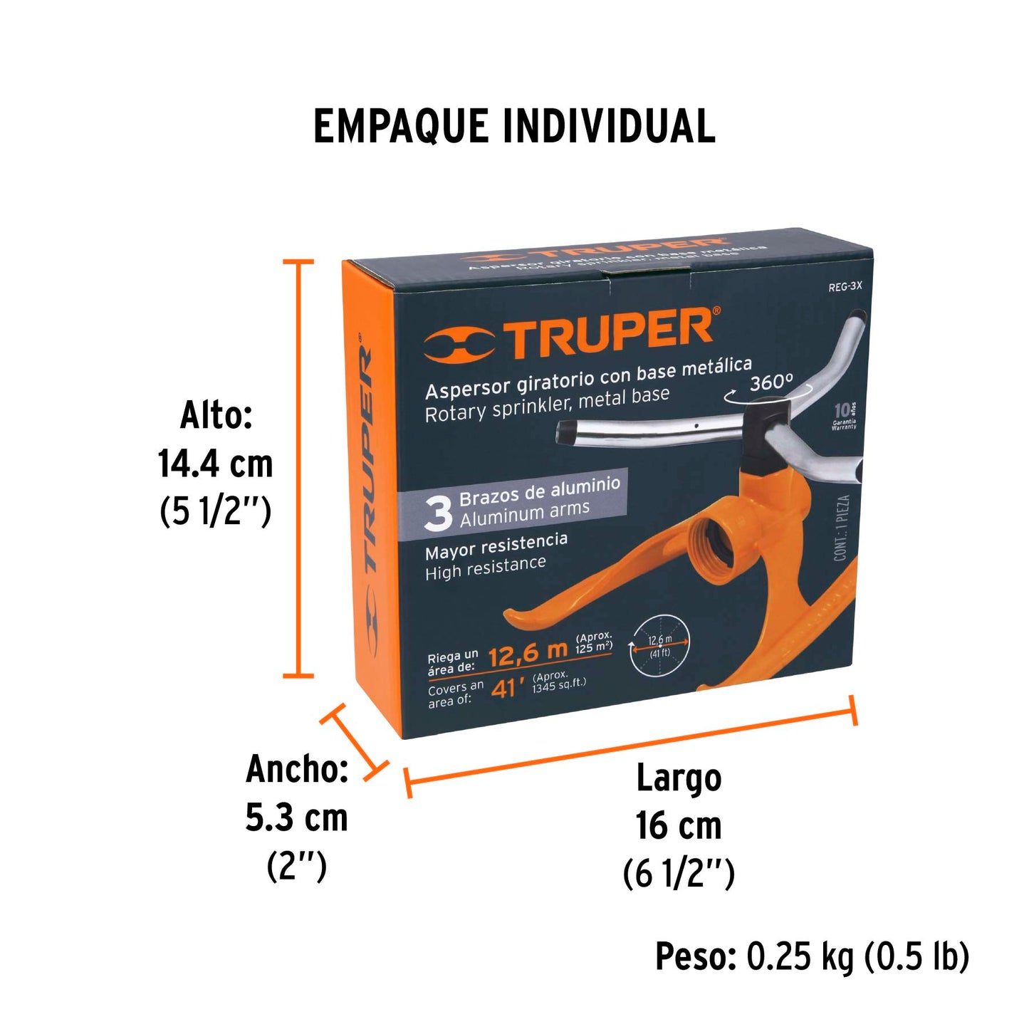 ASPERSOR BASE METALICA  10303