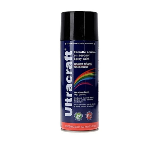 PINTURA AEROSOL NEGRO MATE ULTRACRAF 40034