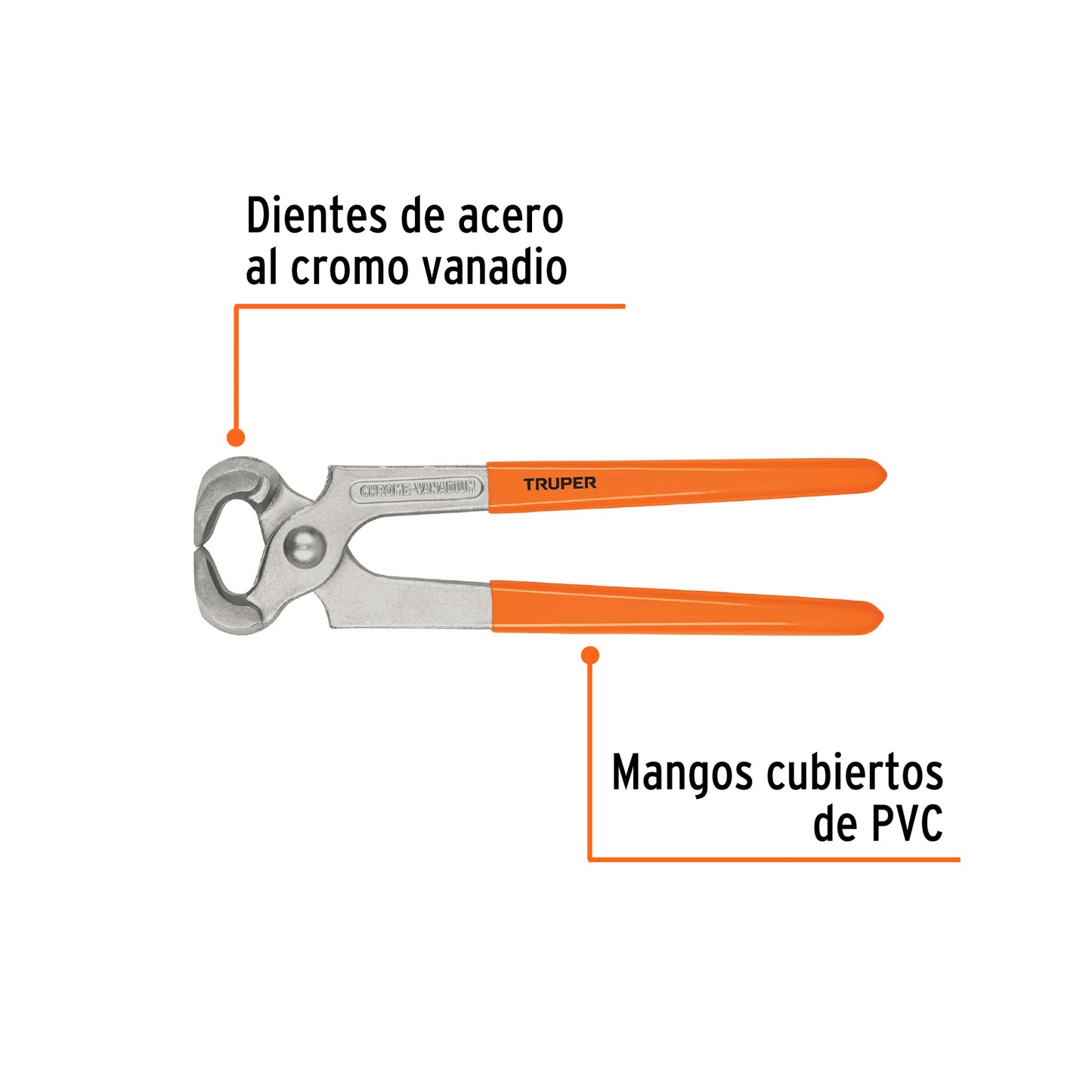 TENAZA SACACLAVO PARA CARPINTERO 8 17380