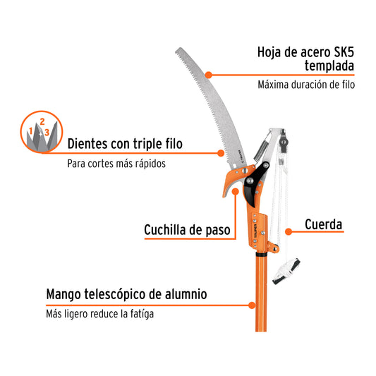 CORTADOR DE RAMAS MANGO ALUMINIO 18409