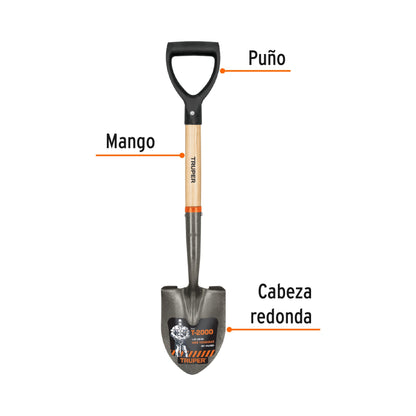 PALA JARDINERA REDONDA PUÑO D 17193