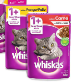 WHISKAS PACK X 8 POUCH