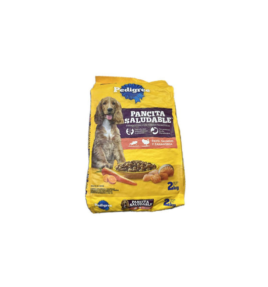 PEDIGREE PANCITA SALUDABLE  SALMON Y PAVO X 2 KILOS