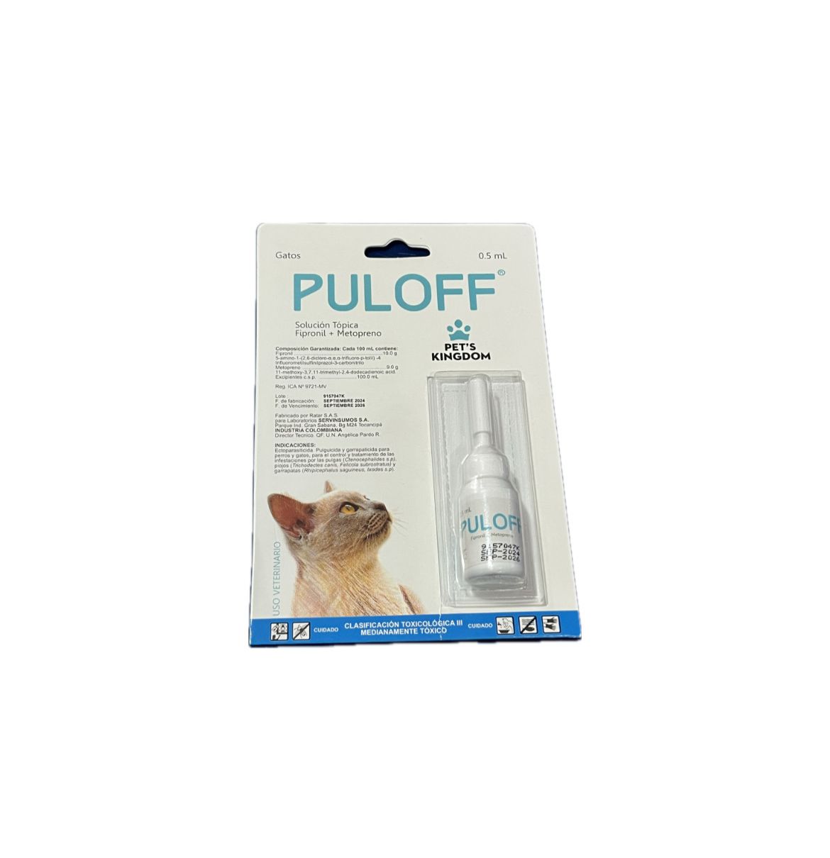 PULOFF ANTIPULGAS PERROS Y GATOS