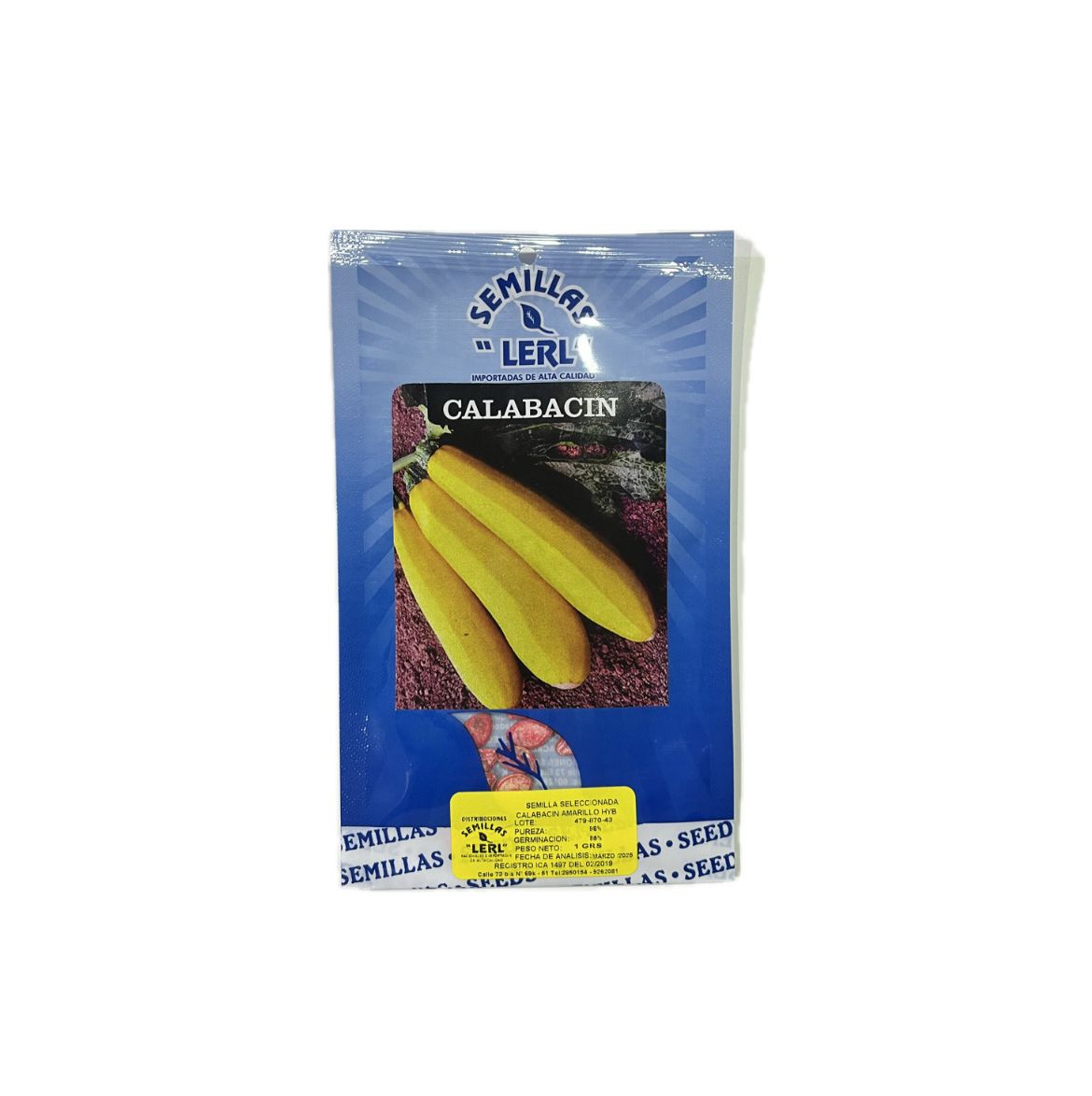 CALABACIN HYB AMARILLO SB X 1 GR LERL