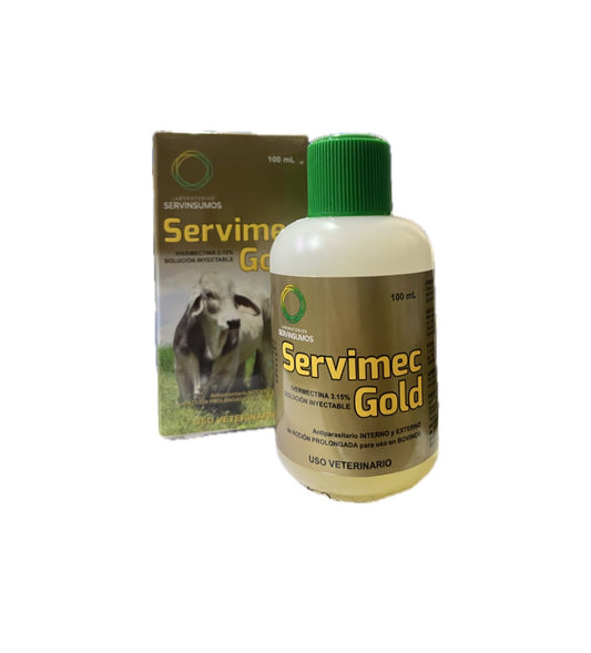 SERVIMEC GOLD X 100 ML (Ivermectina 3,15%)