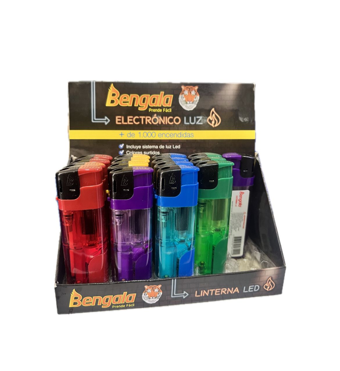 ENCENDEDOR BENGALA LUZ COLORES