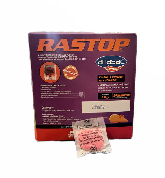 RASTOP 10 GR VENENO PARA RATONES