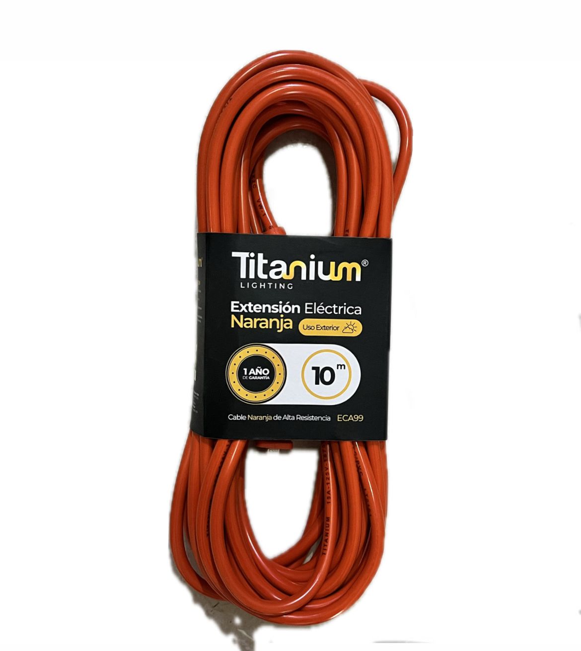 EXTENSION ELECTRICA NARANJA 10 MTS