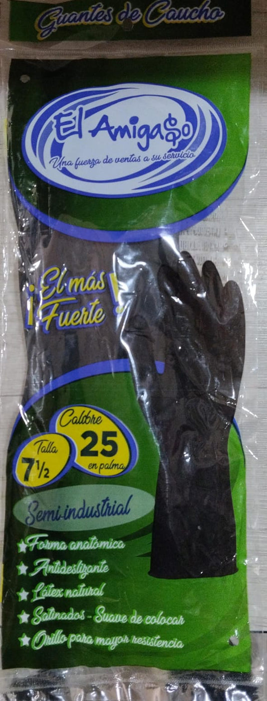 GUANTE CAUCHO CAL 25 EL AMIGASO