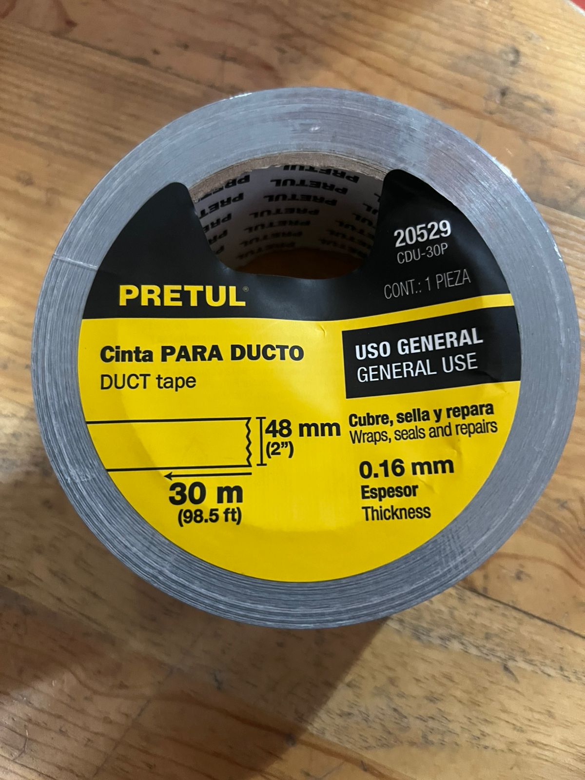 Cinta Ducto Pretul de 48mm x 30 20529