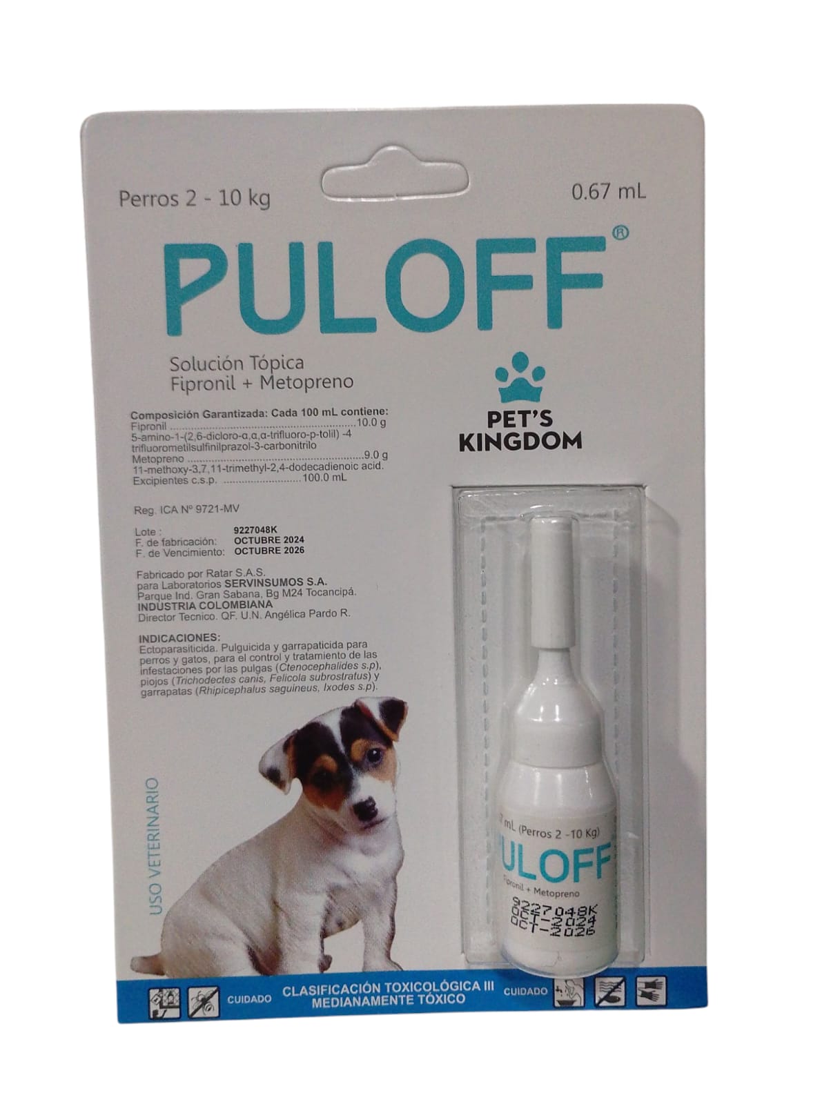 PULOFF ANTIPULGAS PERROS Y GATOS