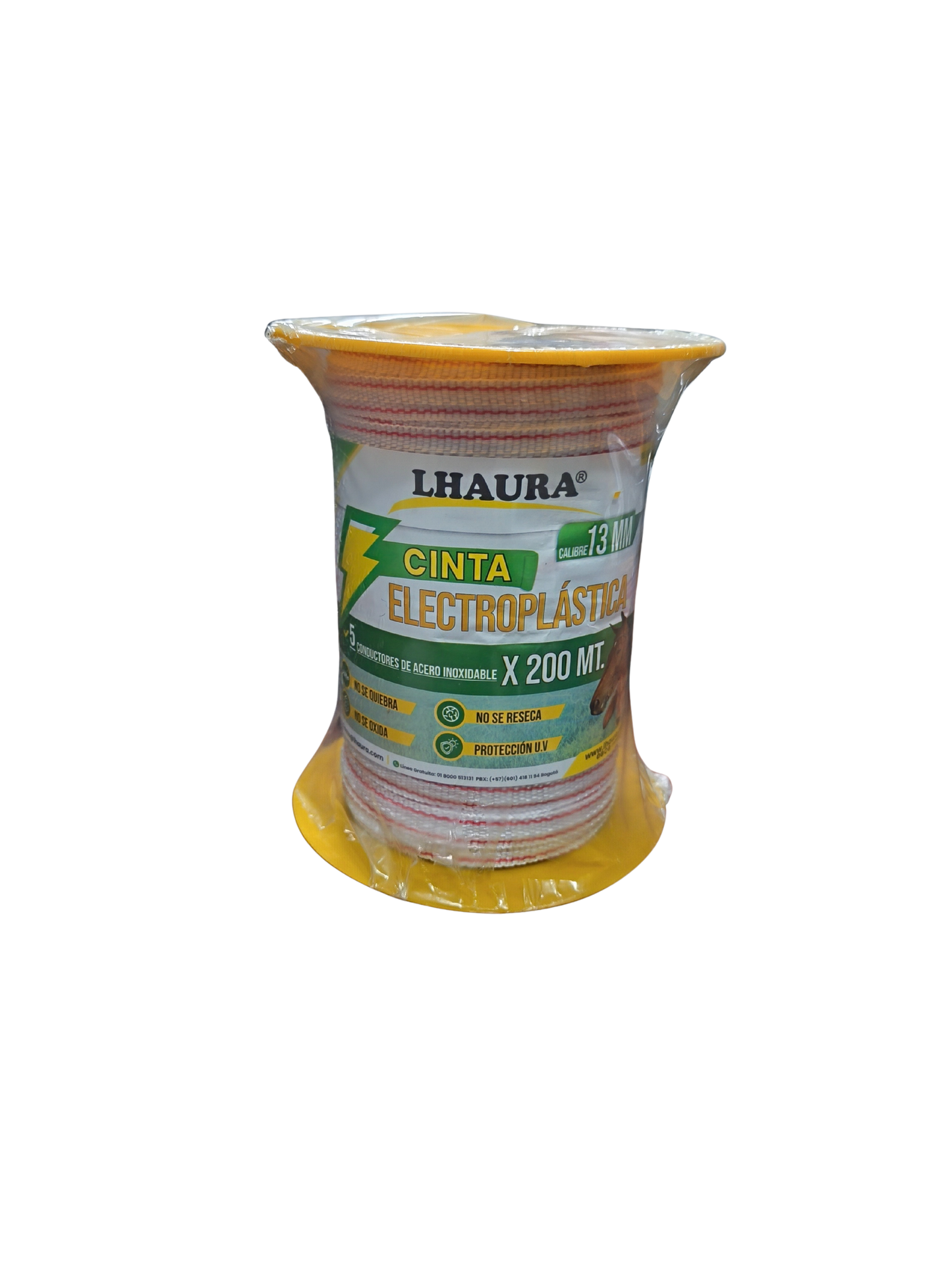 CINTA ELECTROPLASTICA 13MM X 200 MTS LHAURA