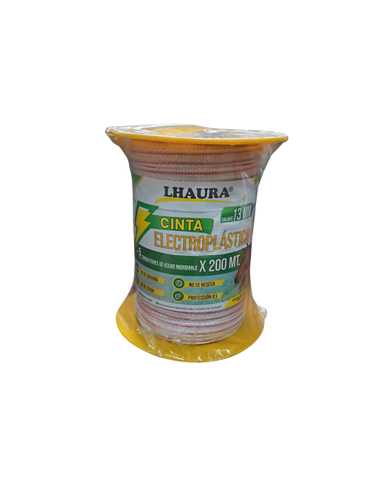 CINTA ELECTROPLASTICA 13MM X 200 MTS LHAURA