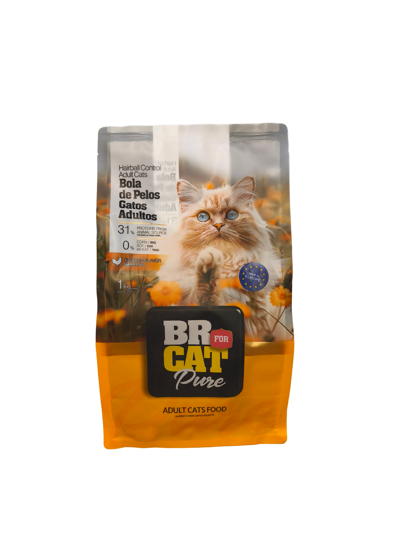 BR FOR CATS BOLA DE PELOS X 1 KILO
