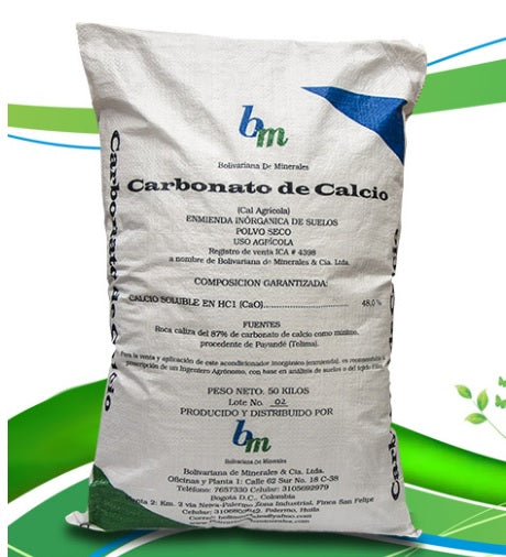 CARBONATO DE CALCIO FINO x 50 KG