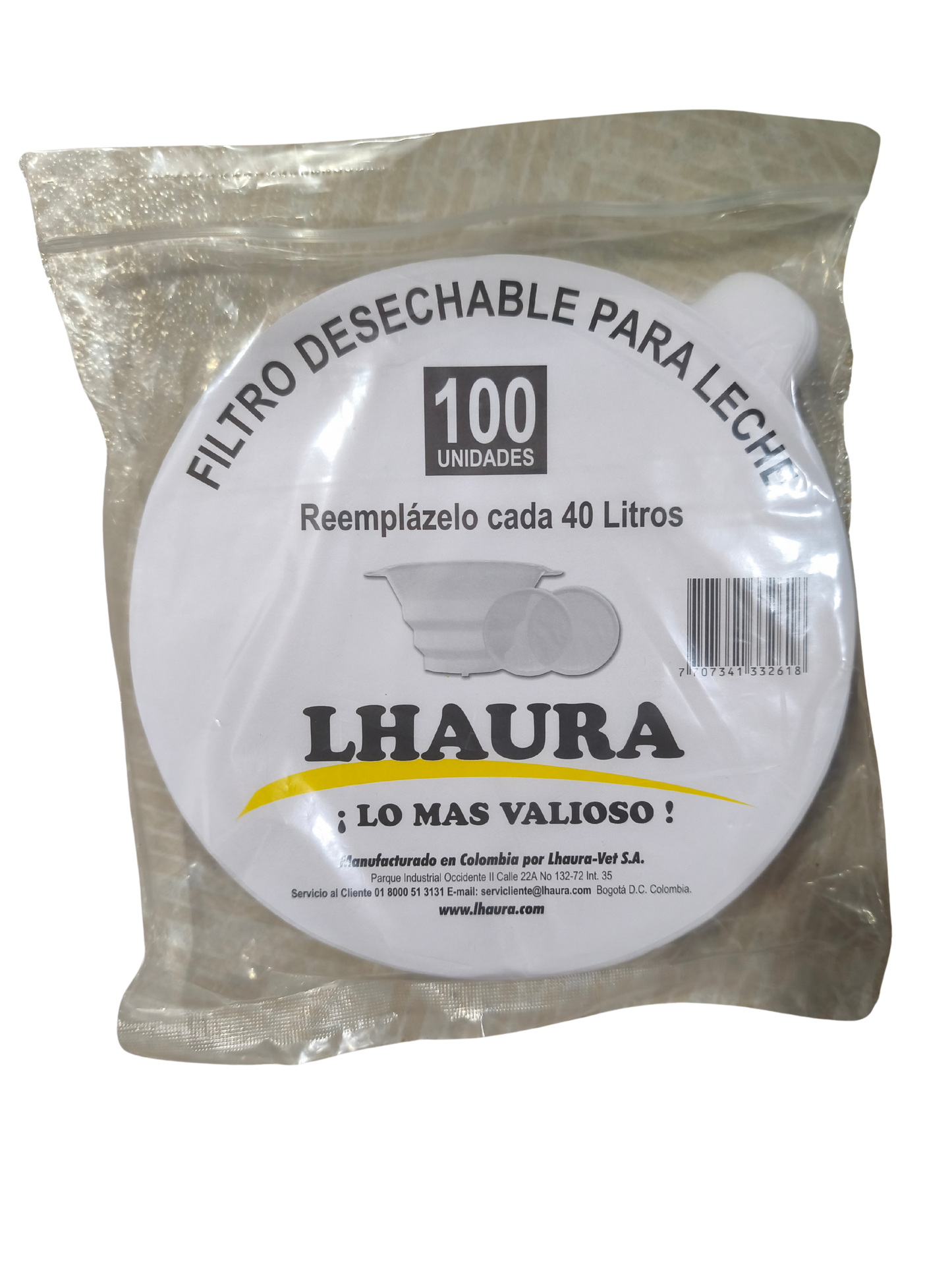 FILTRO PAPEL LECHE LHAURA