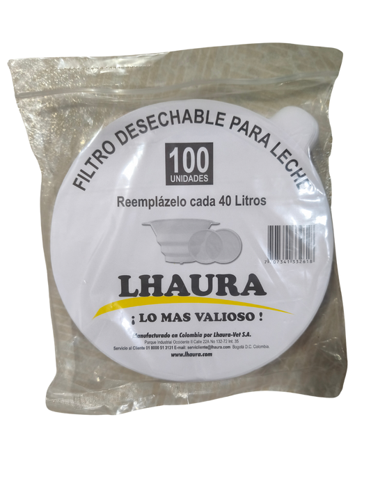 FILTRO PAPEL LECHE LHAURA