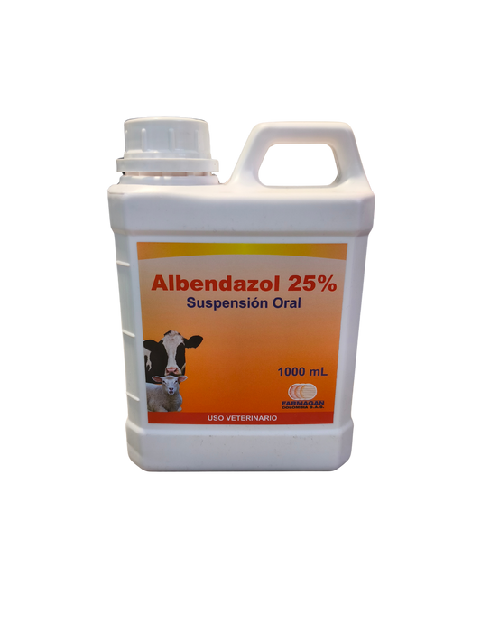 ALBENDAZOL 25% CO X 1000 LITROS