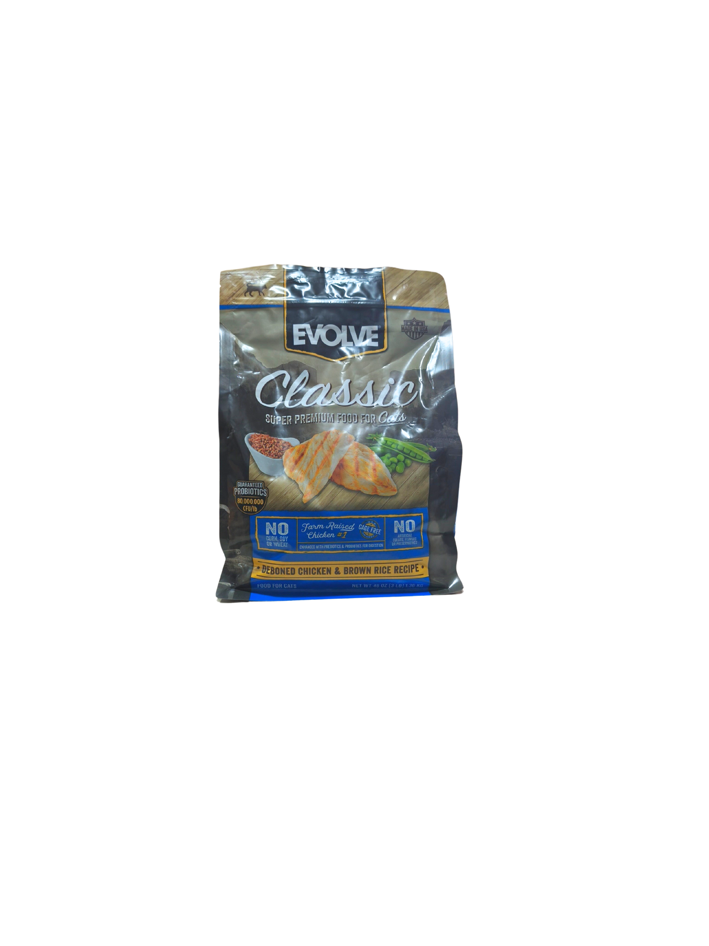 EVOLVE CAT CLASICC POLLO 1.36 KG