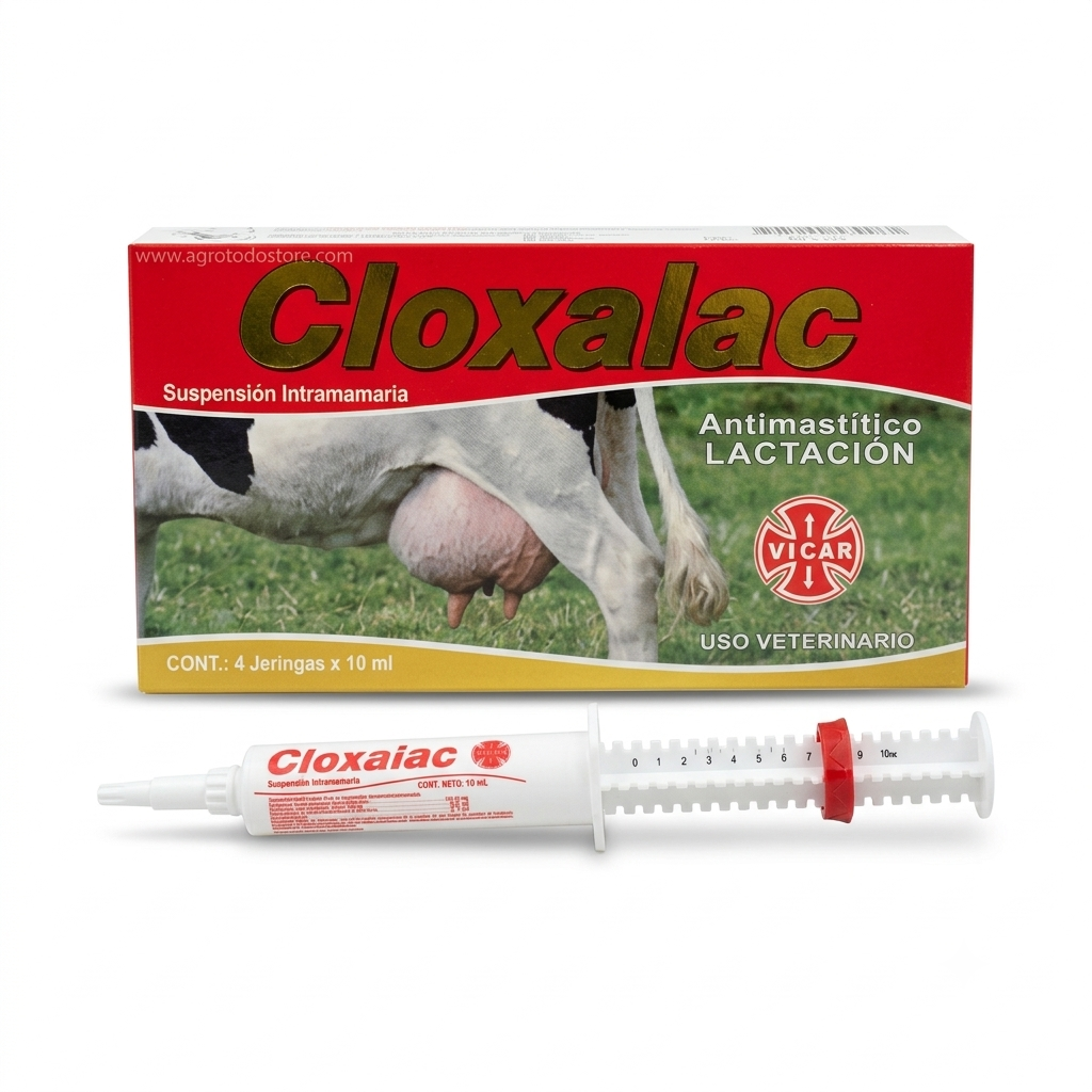 CLOXALAC (Tratamiento para mastitis Lactancia) x CAJA 4 UNI