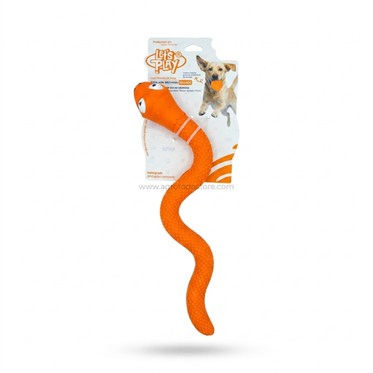 Juguete serpiente para perros