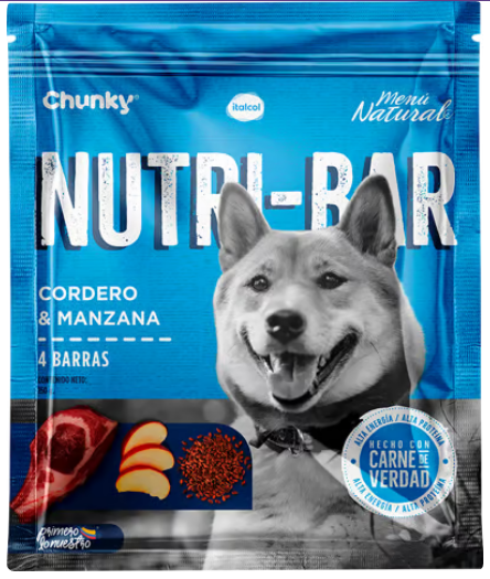 CHUNKY NUTRIBAR CORDERO Y MANZANA