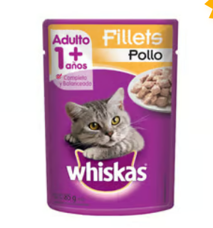 WHISKAS POUCH ADULT POLLO 85 GR