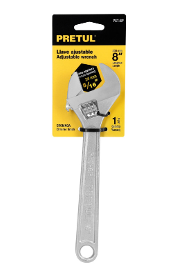 LLAVE EXPANSIVA 8 PULG CROMADA PRETUL 21815