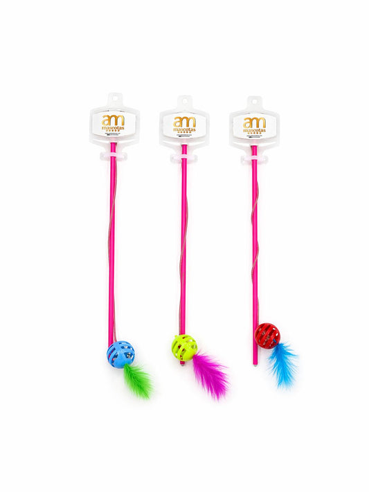 VARA GATO PLUMA CAT TOY