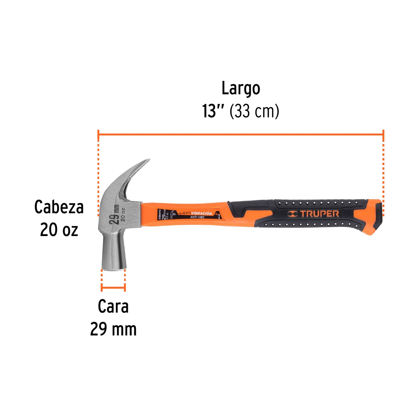 MARTILLO 29MM, TRUPER 10852