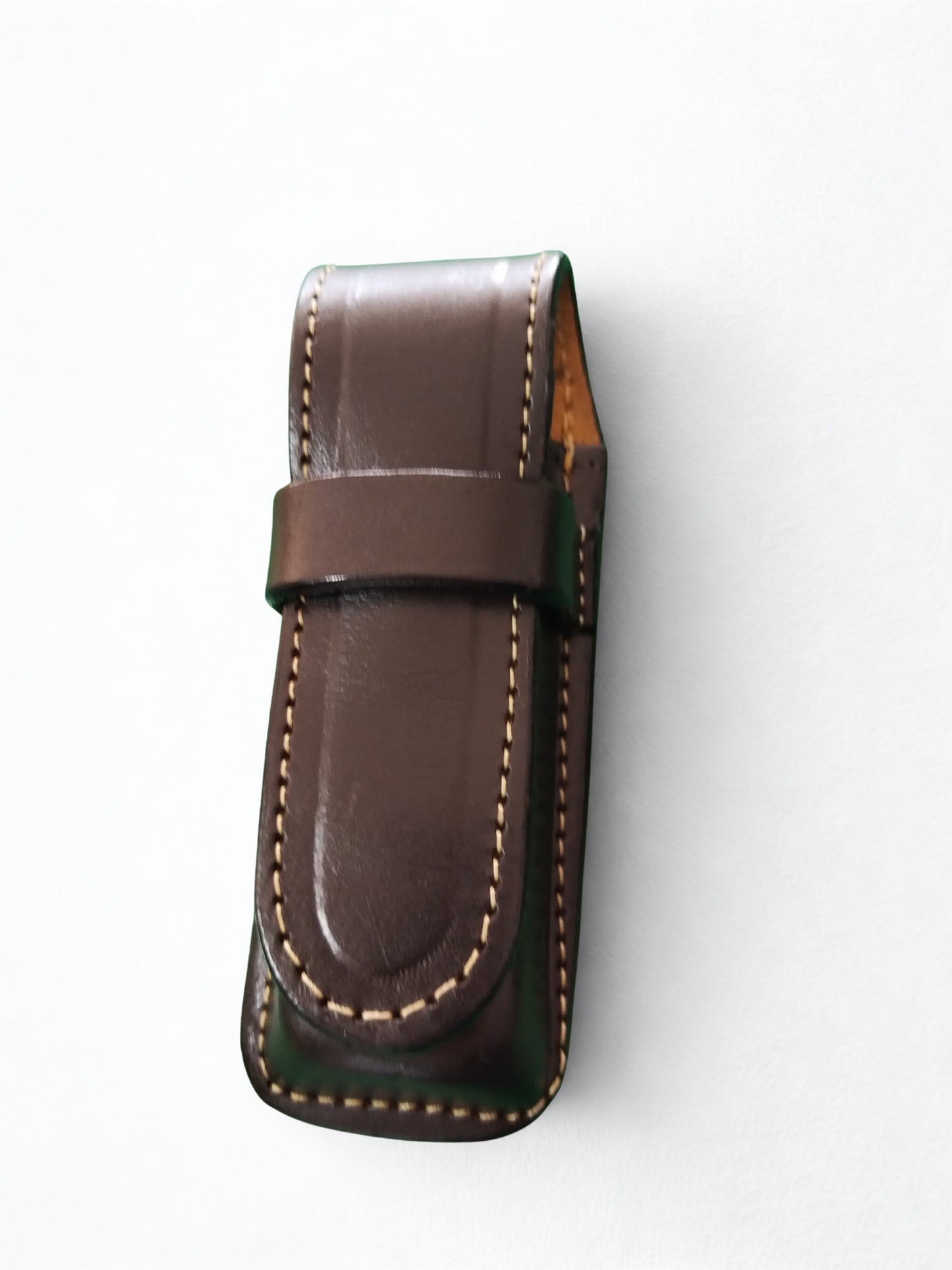 Estuche caballito en cuero para navaja