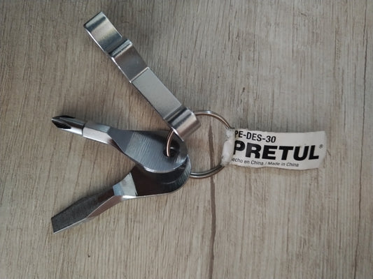 SCHLÜSSELANHÄNGER MIT SCHRAUBENDREHERÖFFNER 65015