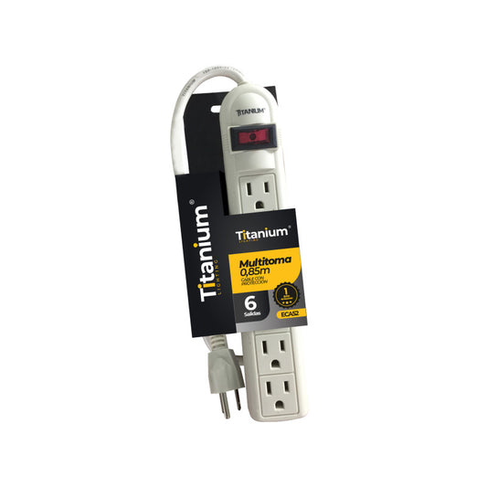 MULTITOMA 6 SALIDAD CABLE 0.85M TITANIUM