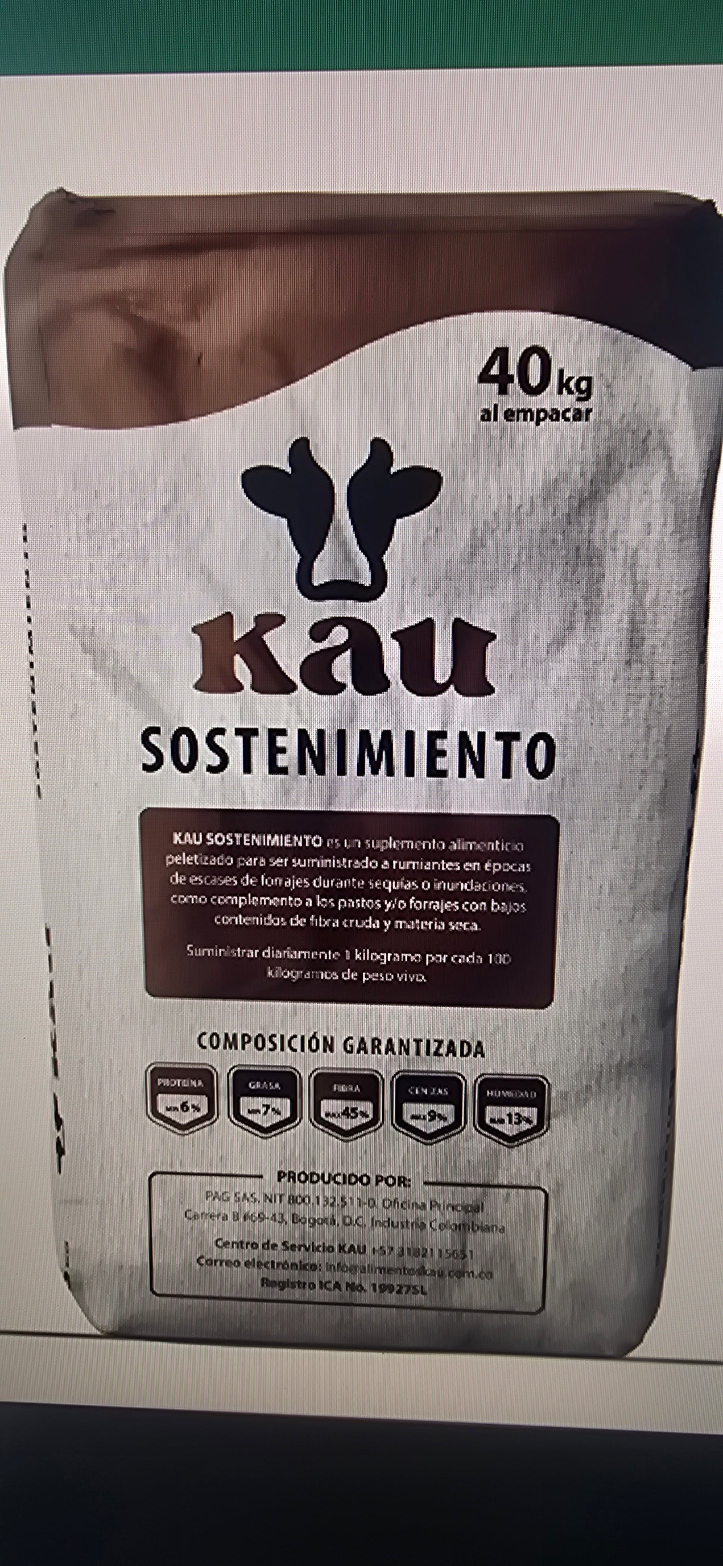 KAU Sostenimiento Harina ×40 kilos