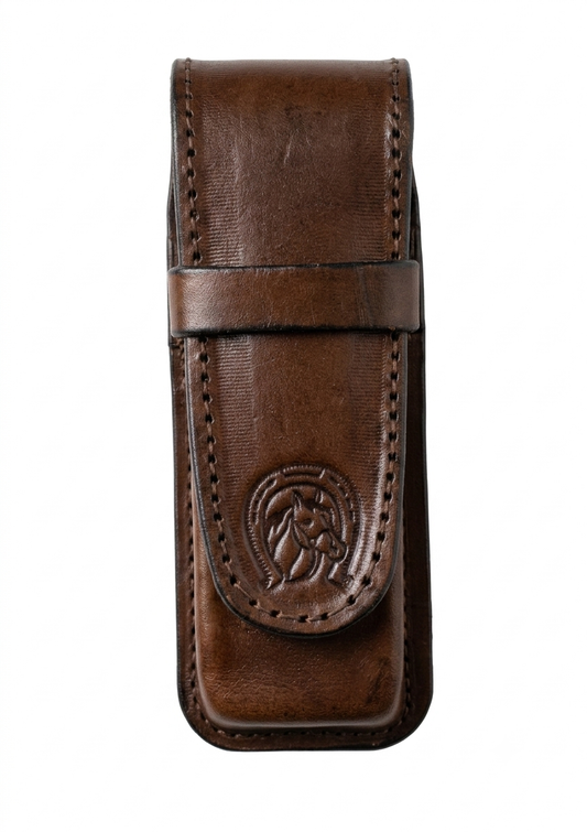 Estuche en cuero económico para navaja