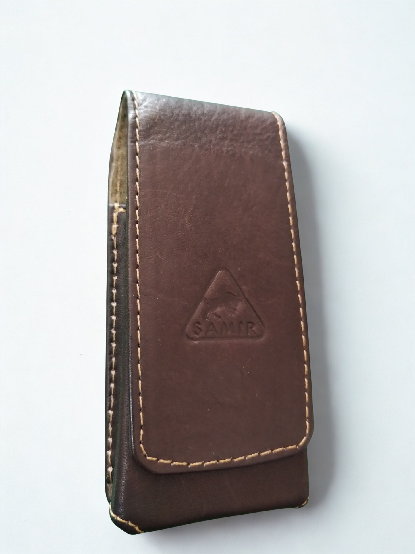 Estuche caballito en cuero para navaja