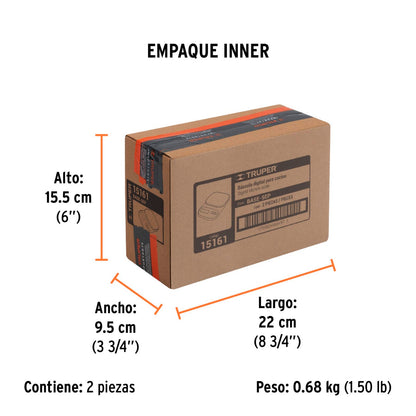 BASCULA DIGITAL BASE PLASTICA 5 KG 15161