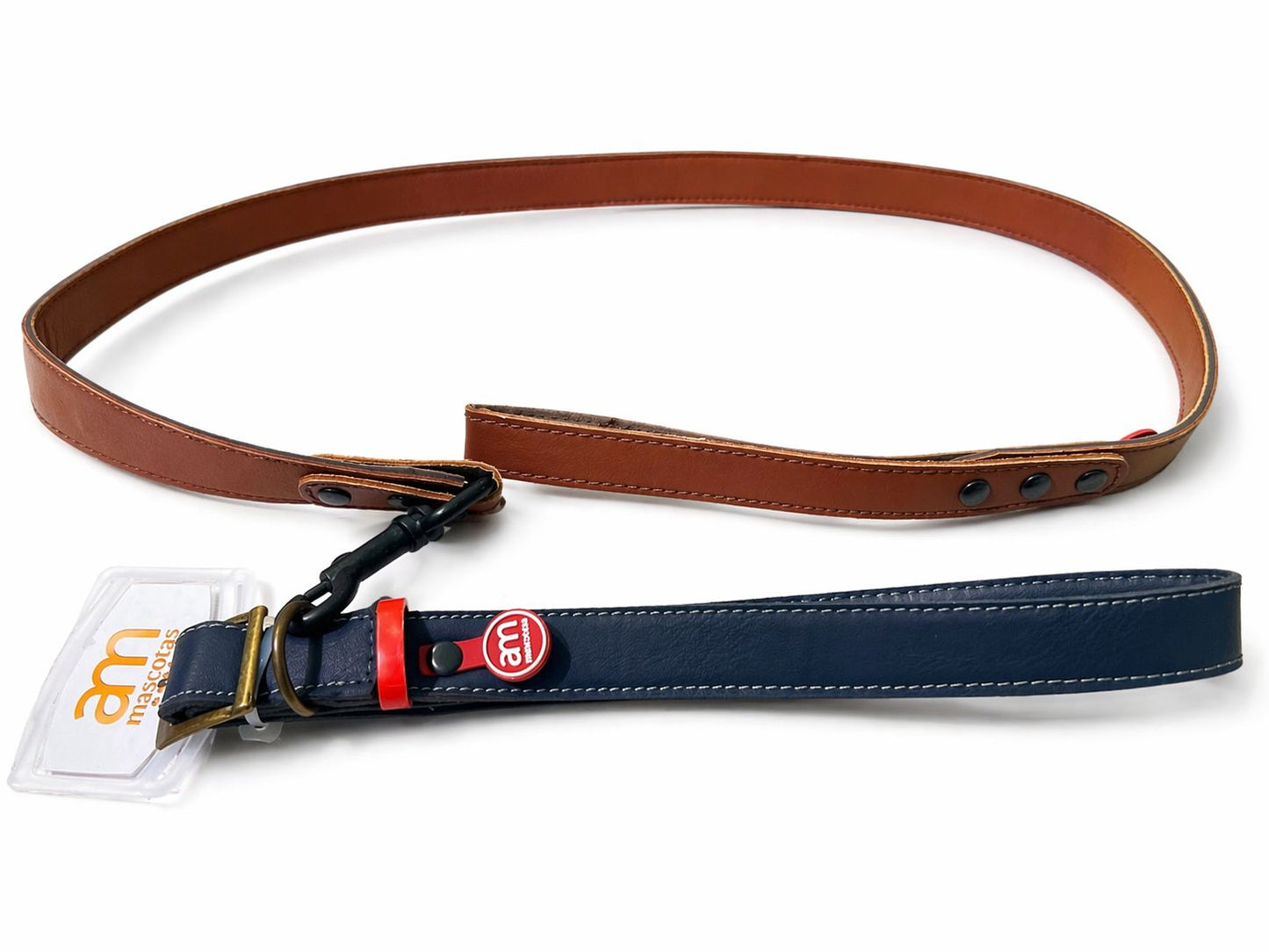COLLAR Y CORREA BORDADO