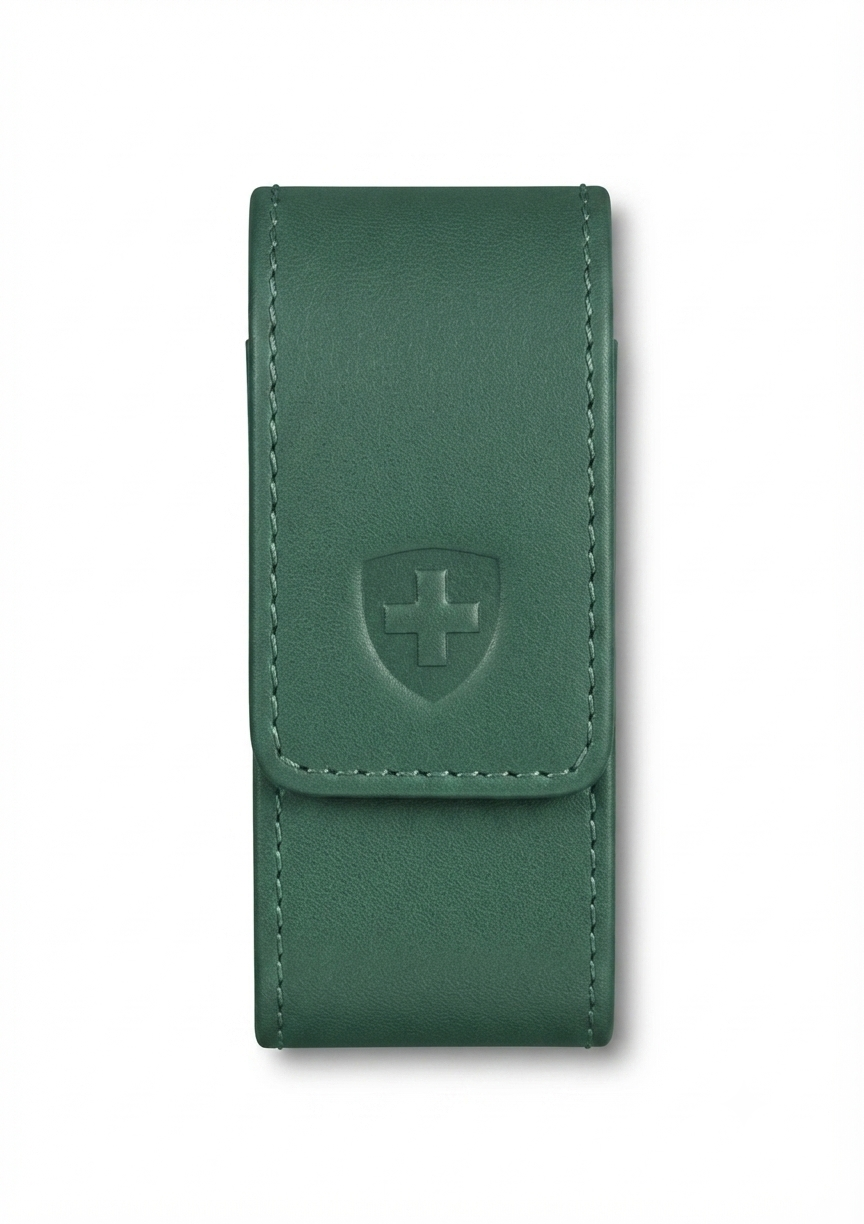 Estuche para navaja grande largo en cuero fino