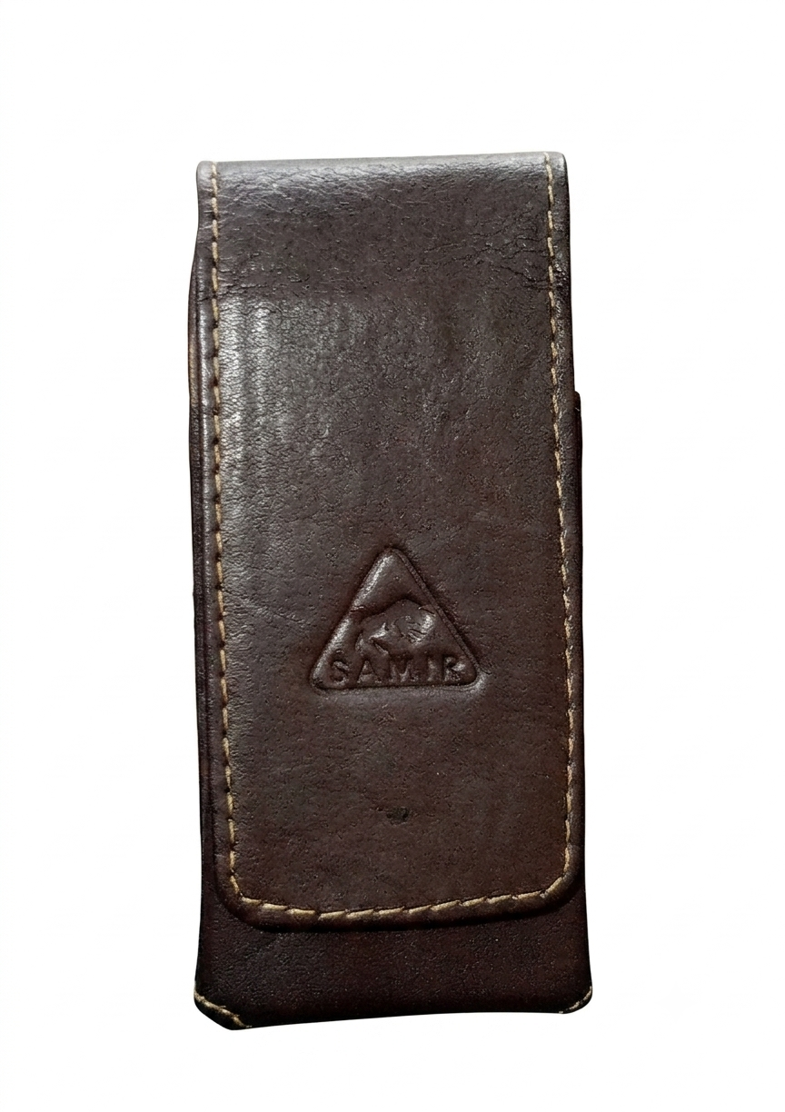 Estuche en cuero económico para navaja