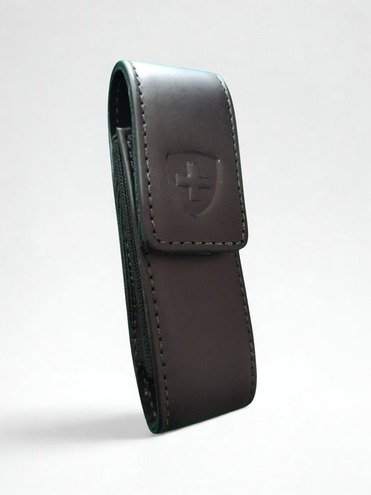 Estuche para navaja mediano en cuero fino