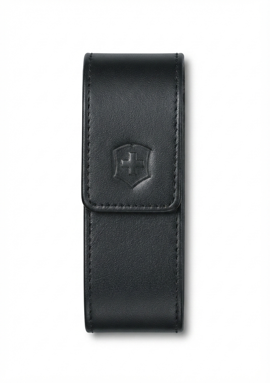 Estuche para navaja grande largo en cuero fino